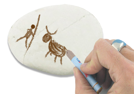 Dessiner sur les cailloux