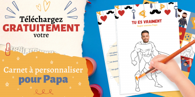 Un carnet à personnaliser pour maman à imprimer gratuitement avec des photos, des textes ou des poèmes. Un cadeau pour la Fête des Mères ou l'anniversaire d'une maman.