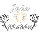 Jade, coloriages Jade
