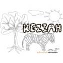 Keziah, coloriages Keziah