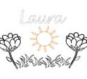 Laura, coloriages Laura