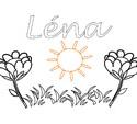 Lena, coloriages Lena
