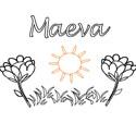 Maeva, coloriages Maeva