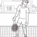 Coloriage sur le tennis