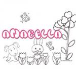 Anabella, coloriages Anabella