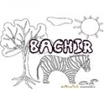Bachir, coloriages bachir