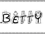 Activités sur le prénom Betty