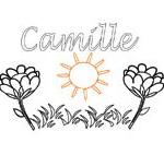 Camille, coloriages Camille