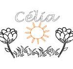Celia, coloriages Celia