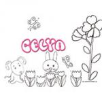 Celya, coloriages Celya