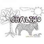 Chaliko, coloriages Chaliko