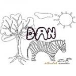 Dan, coloriages Dan