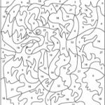 Jeu de coloriage numéroté animaux du zodiaque chinois