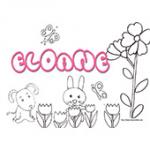 Eloane, coloriages Eloane