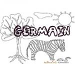 Germain, coloriages Germain