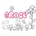 Grace, coloriages Grace