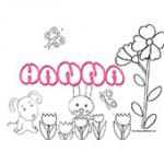 Hanna, coloriages Hanna