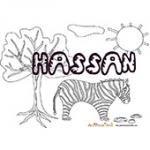 Hassan, coloriages Hassan
