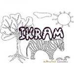 Ikram, coloriages Ikram