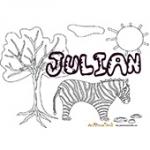 Julian, coloriages Julian