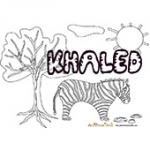 Khaled, coloriages Khaled