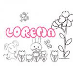 Lorena, coloriages Lorena