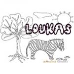 Loukas, coloriages Loukas