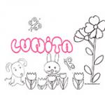 Lunita, coloriages Lunita