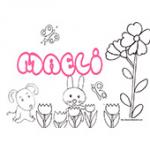 Maeli, coloriages Maeli