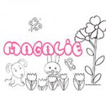 Magalie, coloriages Magalie