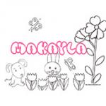 Makayla, coloriages Makayla
