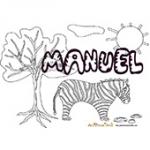 Manuel, coloriages Manuel