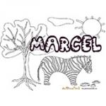 Marcel, coloriages Marcel