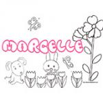Marcelle, coloriages Marcelle