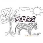 Marc, coloriages Marc