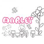 Marley, coloriage Marley