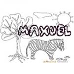 Maxuel, coloriages Maxuel