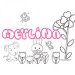 Meylina, coloriages Meylina