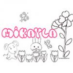 Mikayla, coloriages Mikayla