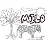 Milo, coloriages Milo