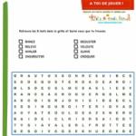 Jeu de vocabulaire caché - soutien scolaire