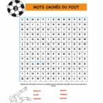 Mots cachés sur le football