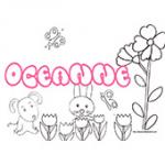 Oceanne, coloriages Oceanne