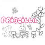 Priscilla, coloriages Priscilla
