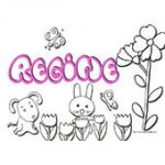 Regine, coloriages Regine
