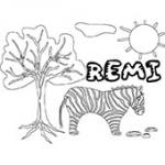Remi, coloriages Remi