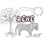 Rene, coloriages Rene