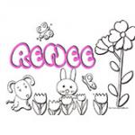 Renee, coloriages Renne