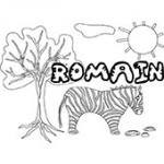 Romain, coloriages Romain