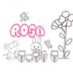 Rosa, coloriages Rosa